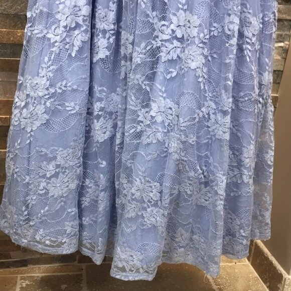 Chic Lavender Floral Women's Prom Dress - Picture 5 of 12
